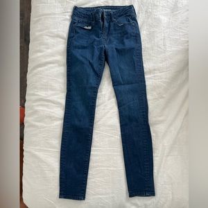Old Navy Rockstar dark wash skinny jeans